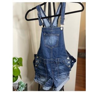 Big Girl’s Overall Short Set